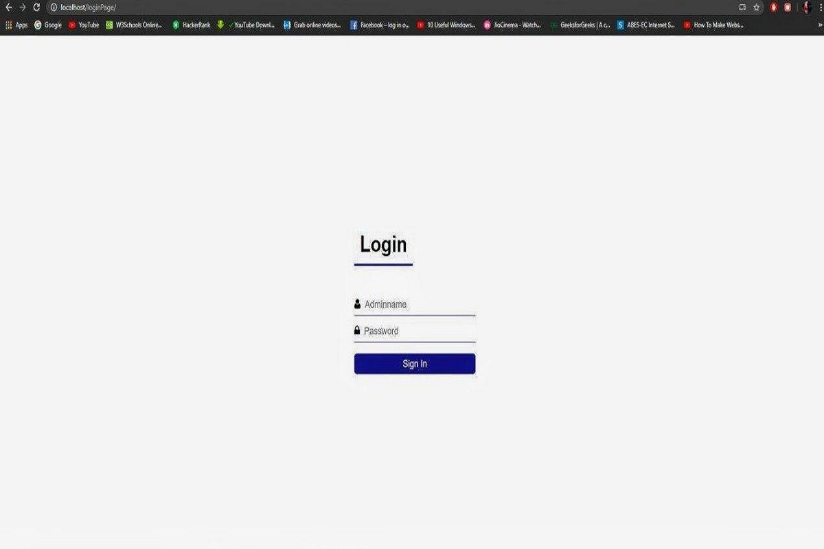 inurl admin login php